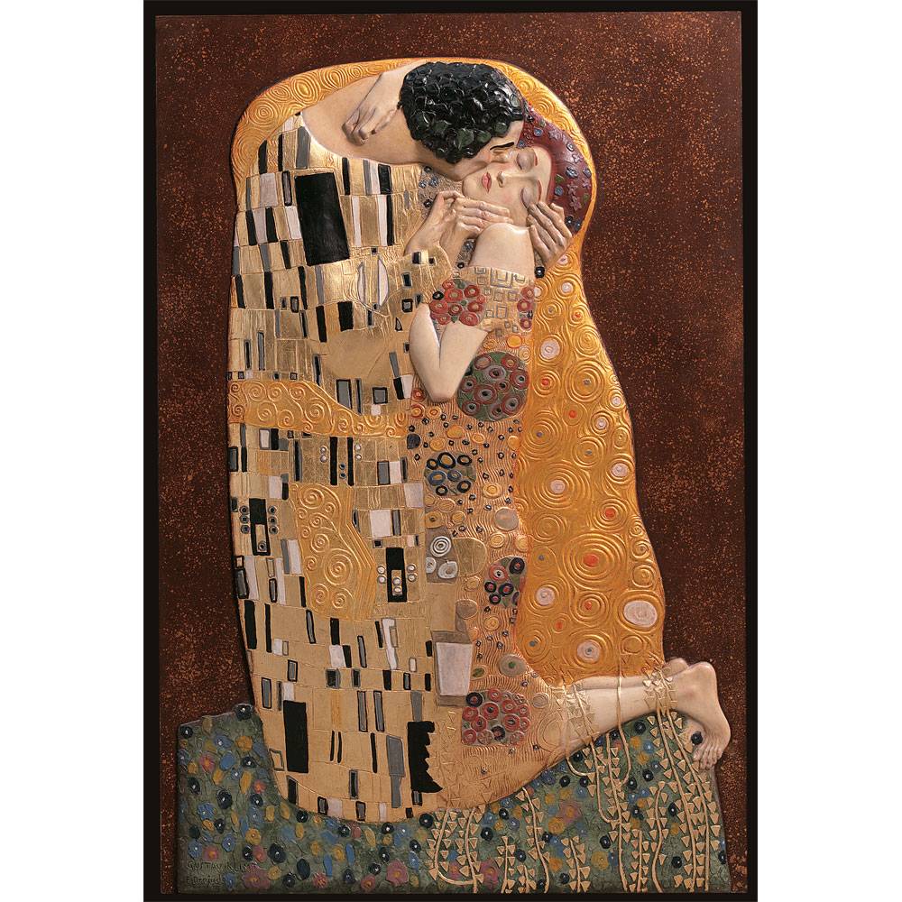 Gustav Klimt's The Kiss Artwork