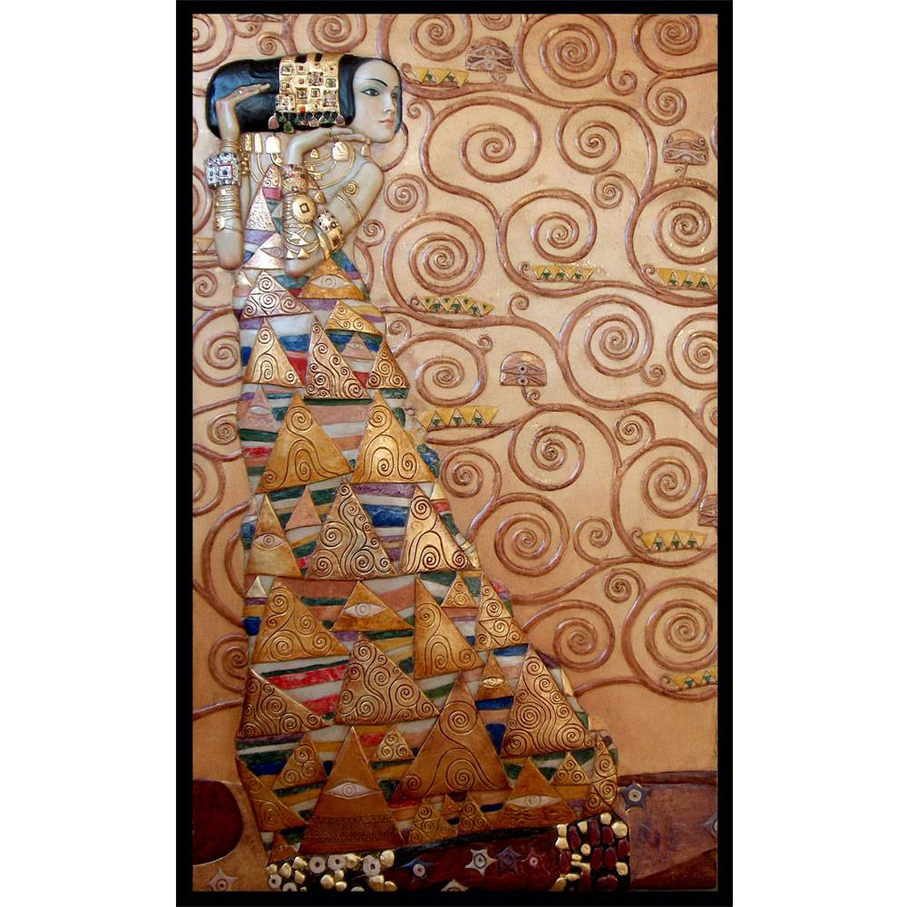 Gustav Klimt's Expectation Painting