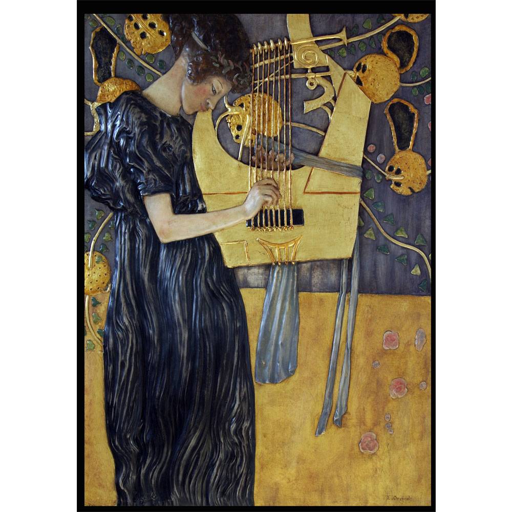 Gustav Klimt's 'Music' Painting