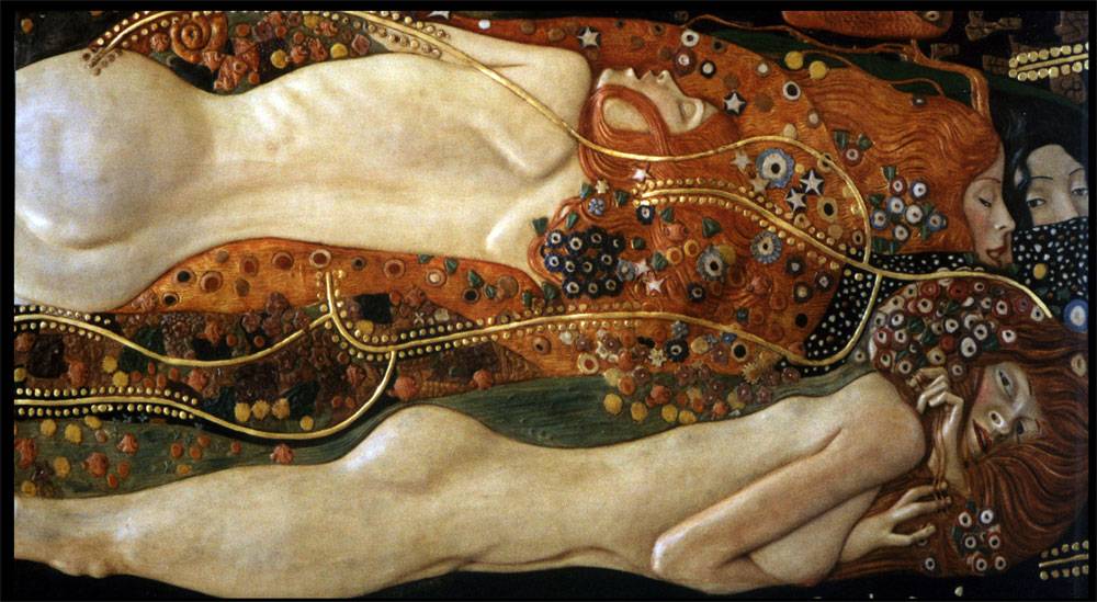 Gustav Klimt's Water Serpents Artwork